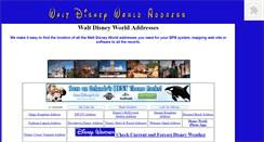 Desktop Screenshot of disneyworldaddress.com